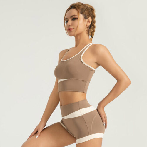 Women Ribbed High Waist Yoga Set - Sportswear - dute.fsxlbwindows.com