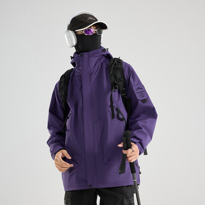 3-in-1 Windproof Waterproof Hooded Jacket - Outdoor Apparel - dute.fsxlbwindows.com